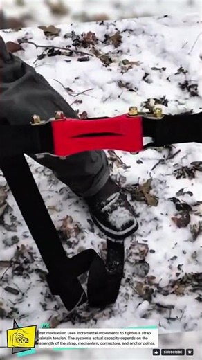 Tree Pulling Tool for Anchoring Straps Around Tree Trunks #shortvideos