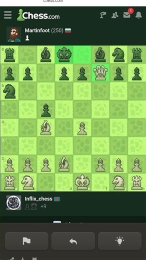 Playing against the noobest chess bot..💀 Inflix Vs Martinfoot #chess #martin