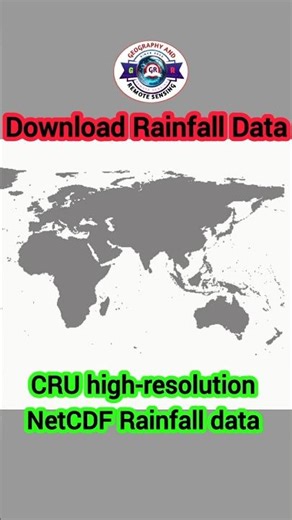 Download CRU High-Resolution NetCDF Rainfall Data #shorts