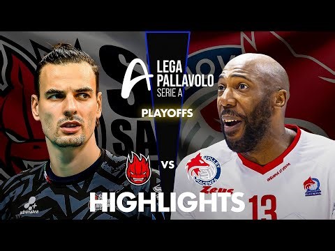 Perugia vs Piacenza | Highlights | Superlega Play Offs | Semifinals Game 1