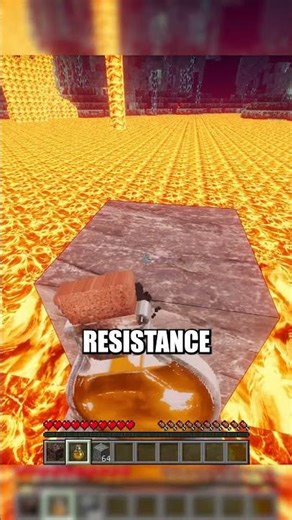 Fastest Netherite Find Trick See Ancient Debris Under Lava #minecraft #minecraftbeauty