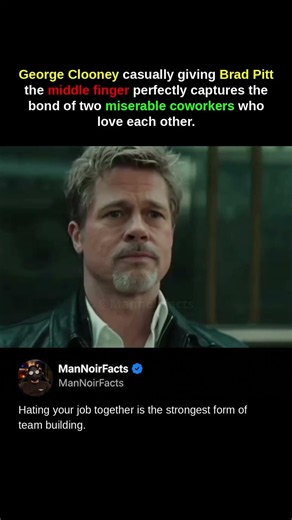 George Clooney Flipping Off Brad Pitt is Peak Work Bestie Energy 🖕 | Wolfs (2024)