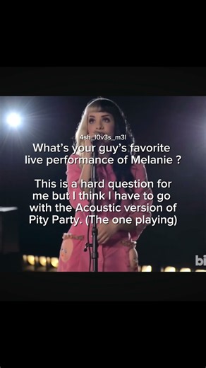 #melaniemartinezedits #musicedit #liveshow #melanieaholic #pityparty #acoustic #fypシ #viral