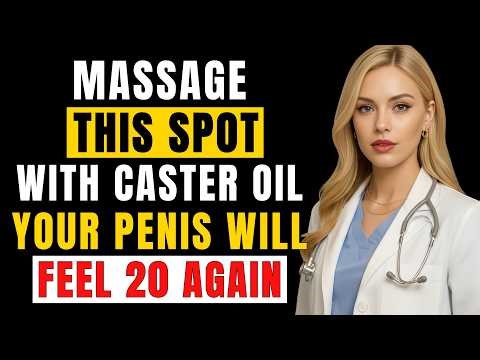 SECRET Castor Oil Spot Massage for Better Erections at Home Men over 50 | Dr. Emily Carter