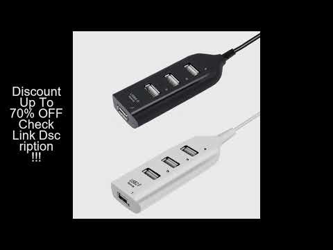 High Speed USB Hub 4 Port USB 2.0 with Cable Mini USB Splitter Hub Use Power Adapter Multiple Socket