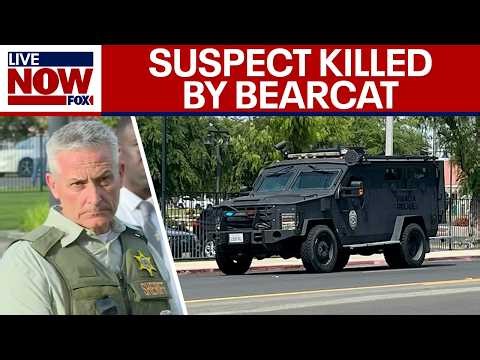 Bearcat runs over, kills shooting suspect in CA