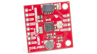 SparkFun GPS Breakout (ZOE-M8Q and SAM-M8Q) Hookup Guide
