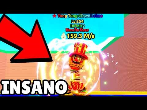 I tried to get the new "Infinity" in Escape the Tsunami for Brainrots (very difficult).