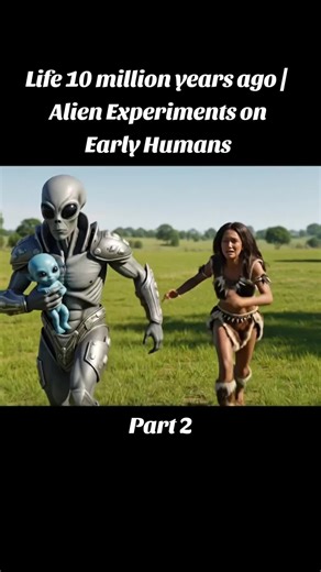 Life 10 million years ago | Alien Experiments on Early Humans #prehistoric #prehistoricdocumentary #hominid #prehistorichuman #humanevolution