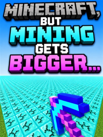 Minecraft, But Mining Gets Bigger... (Part 2) By xNestorio #minecraft #minecraftbut #mcyt #unitedstates #usa🇺🇸