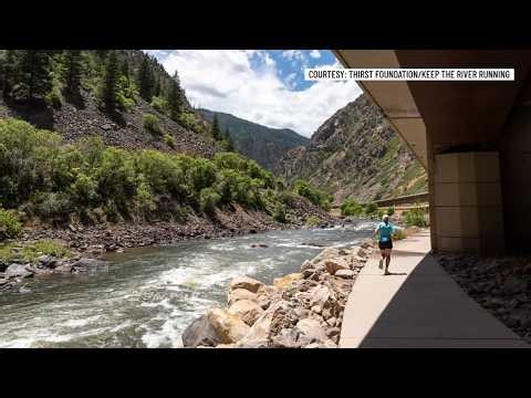 Runner treks along Colorado River to document drought, shrinking levels