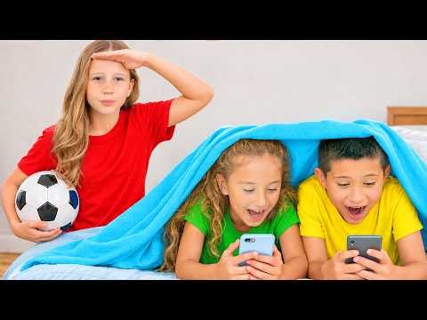 Nastya and Friends Enjoy a Day Without Phones