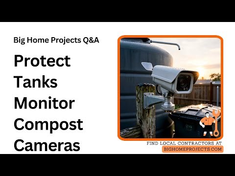 Rainwater Tank Access Camera Tips For Compost Safety