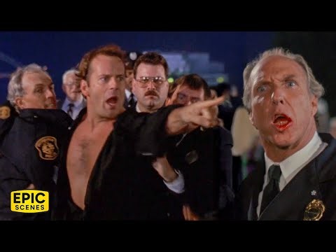 Bruce Willis Loses Control And Hits The Head Of Police - Striking Distance