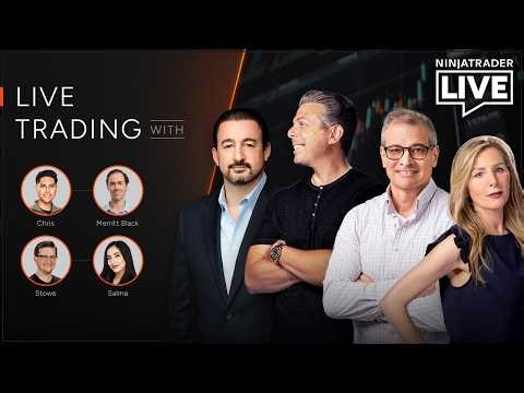 NinjaTrader Live | Futures Trading + Analysis | Merritt +Chris and Salma + Stowe (4/17/26)