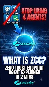 What is ZCC? | Zero Trust Endpoint Architecture Explained#securecloud #zerotrust #zscaler