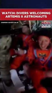 NASA Artemis II Splashdown Captured In Stunning Return To Earth Footage #shorts