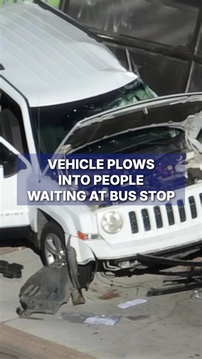 Phoenix Fire Department officials say four women were injured after a vehicle crashed into a bus stop Wednesday morning. The collision happened near 46th Street and Baseline Road around 8:15 a.m.