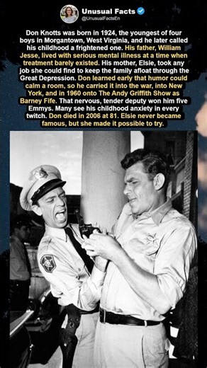 Don Knotts Won 5 Emmys After a Frightened Childhood
