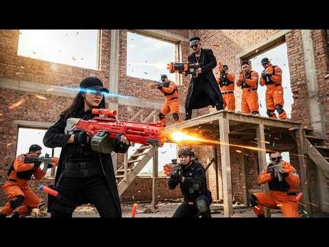 LTT Game Nerf : Guns Hero SEAL X Defends Against Viper Vanguard Crime Assault