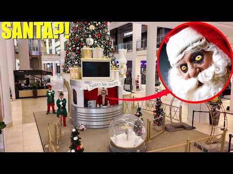 I Caught Evil Santa at the Mall! (he is very bad)
