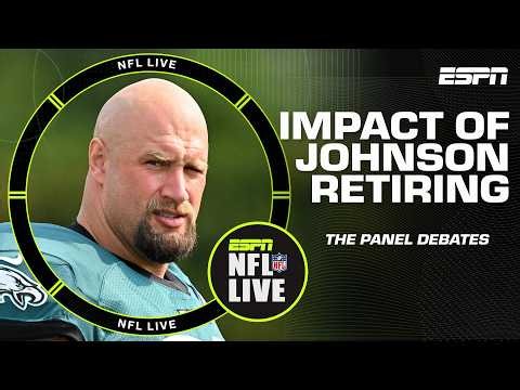 Lane Johnson retires 👀 Dan O thinks a rebuild could be coming to Eagles | NFL Live