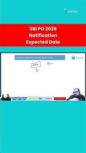 Expected Date for SBI PO Notification 2026