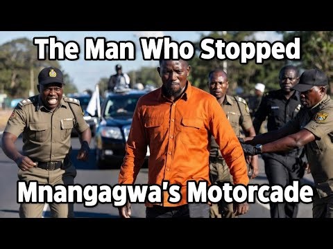 🔥Watch🔴Live_Man Blocks President Mnangagwa's Motorcade in Zimbabwe!