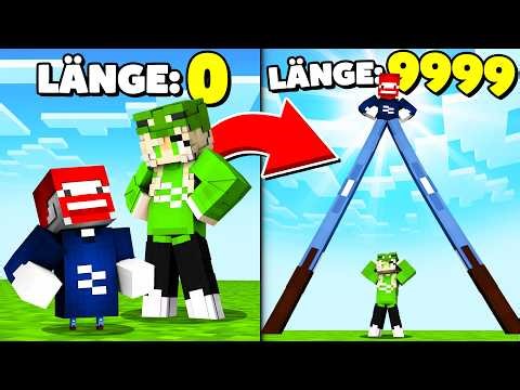 JEDE SEKUNDE WACHSEN DEINE BEINE in Minecraft