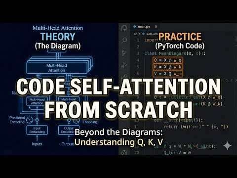 Coding Self-Attention from Scratch: The Heart of Every LLM Explained