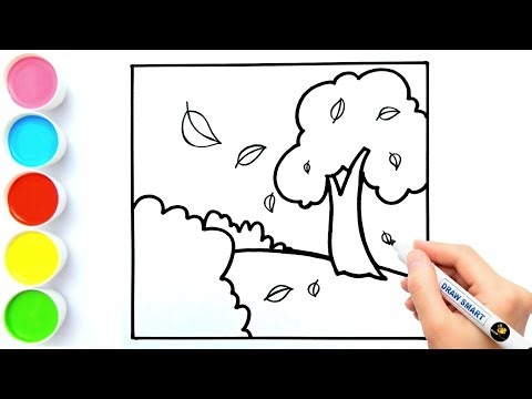 Beautiful Scenery Drawing for Beginners | Scenery Drawing | Draw Smart