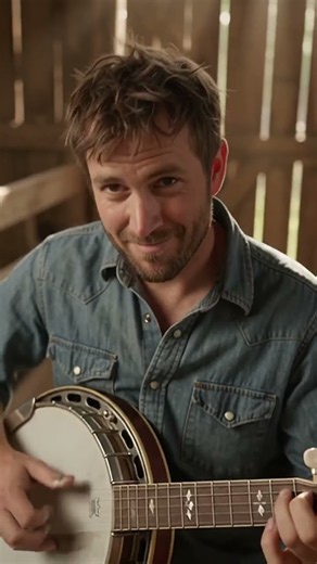 High-Speed Bluegrass Banjo Performance in a Barn