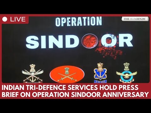 Indian Armed Forces holds press briefing on the occasion of 1 year of Operation Sindoor