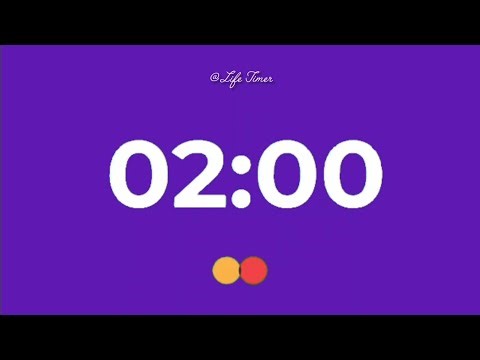 2 Minutes Countdown Timer ⏱️ | Simple & Clean Timer 