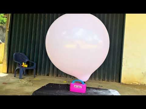 SECONDS: A Giant 24-inch Balloon Explodes Loudly! The Sound Is So Scary 😱🎈