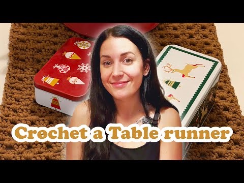 Crochet a Table runner with Granny Stitches