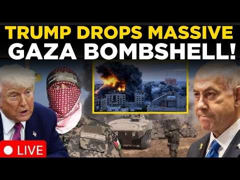 TRUMP SPEECH LIVE | Trump Announces A Deal For Hamas To Disarm In Gaza | Israel Hamas War | Gaza