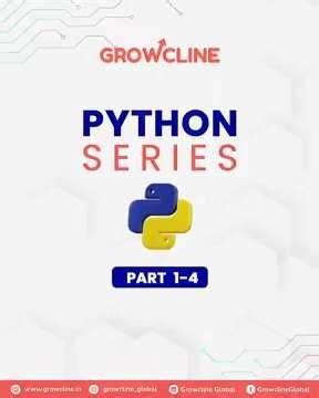 Python Learning Series Part 1- 4 | Python Variables Explained for Beginners | Growcline