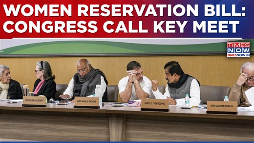 Congress Working Panel To Hold Meet To Discuss Party's Stand On Women Reservation Bill