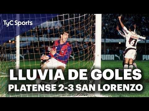PARTIDAZO entre el CICLÓN y el CALAMAR en Vicente López 🔥 Platense 2-3 San Lorenzo (Apertura 1995)