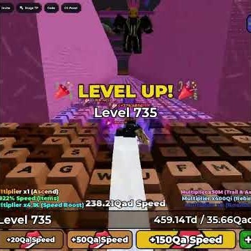 0 to MAX SPEED in +1 Speed Keyboard Escape Roblox! 🚀