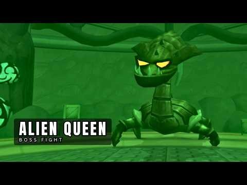 RATCHET & CLANK (PS3 HD COLLECTION) - ALIEN QUEEN Boss Fight (4K)