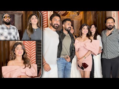 Shamita Shetty Celebrates Birthday With Friends At Sister Shilpa Shetty’s New Bandra Restaurant
