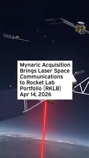 Mynaric Acquisition Brings Laser Space Communications to Rocket Lab Portfolio #RocketLab #Mynaric