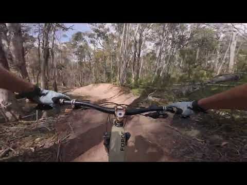 First lap of Omeo Bike Park - Crash 