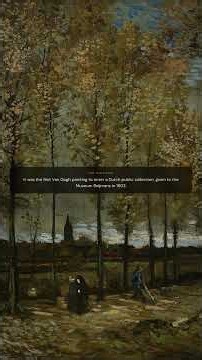 Poplars near Nuenen — Van Gogh's Golden Autumn Lane