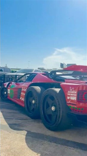The Iconic 6-Wheeled F6 Ferrari Takes A Joyride🏎️ #gasmonkeygarage #richardrawlings
