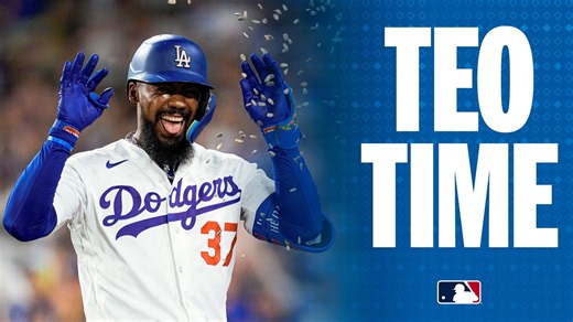 Teoscar Hernández DEMOLISHES a three-run home run for the Dodgers! 💥 (112.6mph off the bat! 😤)