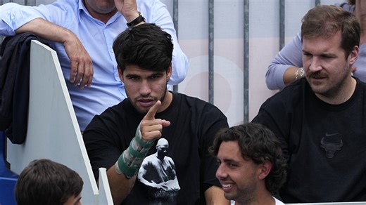 Carlos Alcaraz watches brother Jaime win his under-16 debut at the Madrid Open