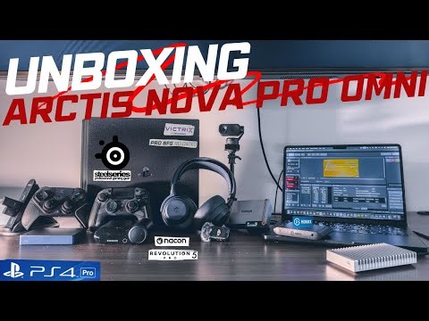 Unboxing SteelSeries Arctis Nova Pro Omni Headset 🎧| Updating PS4 Pro Setup 🎮 on MacBook Pro M3 Max
